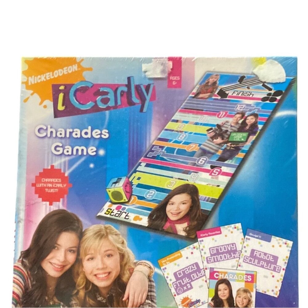 Nickelodeon iCarly‎ Charades Game Family Board Game 2008 New Sealed